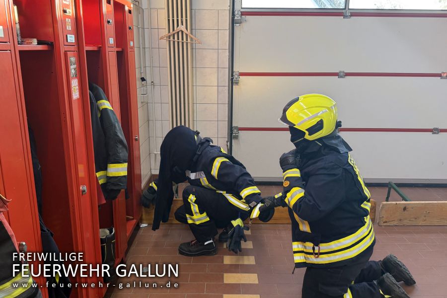 Ausbildung mit der Feuerwehr Mittenwalde